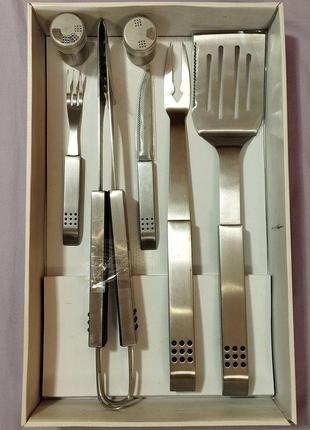 Набор для гриля / мангала / барбекю berghoff orion 7 предметов. новый!