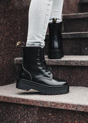 Зимние ботинки с мехом dr. martens3 фото