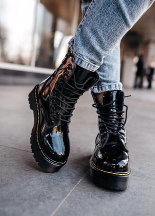 💎❄️dr.martens galaxy❄️💎женские зимние ботинки доктор мартинс с мехом на платформе2 фото