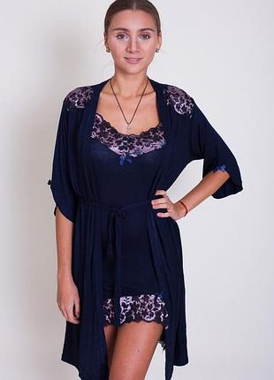 Комплект с кружевом - вискоза