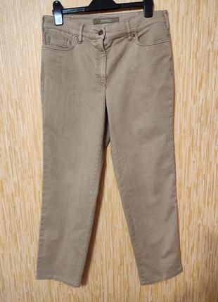 Жіночі бежеві джинси прямі на р.50/eur 42