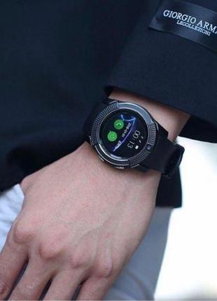 Smart watch v8 black