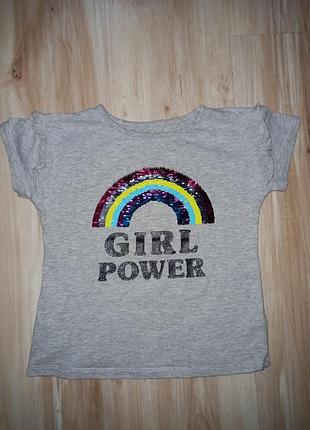 Футболка пайетки перевертыши