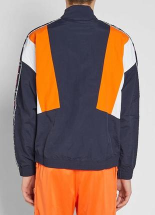 Шикарная куртка ветровка champion reverse weave vintage taped nylon track jacket multicolor7 фото