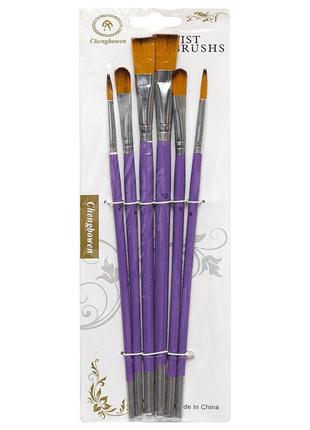 Набір пензликів для малювання "с" 1002-cit 6 штук від egorka