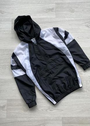 Шикарна куртка анорак adidas w originals  equipment jacket black/white2 фото