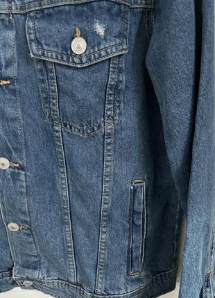 Мужская джинсовая курточка, пиджак  ф. mango р. м2 фото