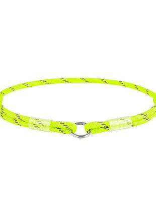 Шнурок для адресника из паракорда waudog smart id, светоотражающий, s, д 4 мм, дл 25-45 см желтый