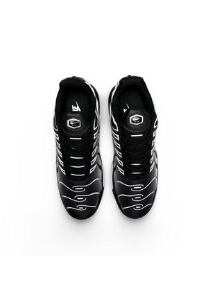 Nike air max plus black white gradient5 фото
