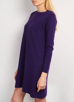 Шикарное шерстяное платье/туника фиолетового цвета cos, оригинал, молниеносная отправка2 фото