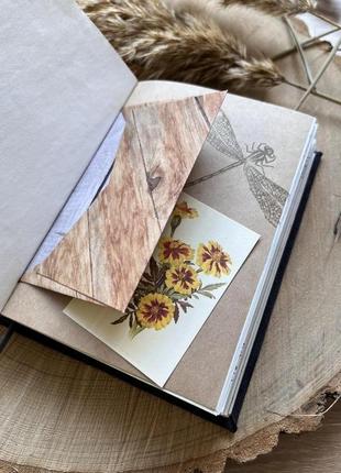 Блокнот з вишивкою в етно стилі. записник ручної роботи. щоденник для записів6 фото