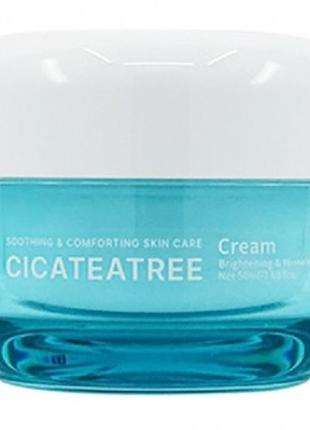 Заспокійливий крем jigott, що ввімкнює, cica teatree cream