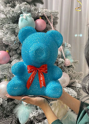 Teddy rondola bead souvenir. мишко тэдли з рондальной намистини1 фото