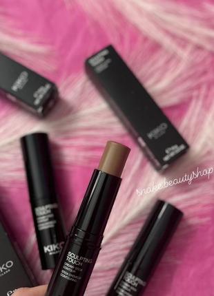 Скульптор 201 kiko milano sculpting touch creamy stick contour. контуринг. кико милано. скульптор для лица. бронзер