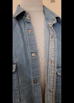 Женская рубашка 50 размер xl безрукавка levi's джинс жилет3 фото