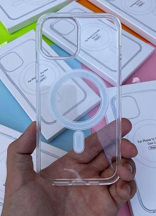 Чохол прозорий iphone 15 pro max magsafe