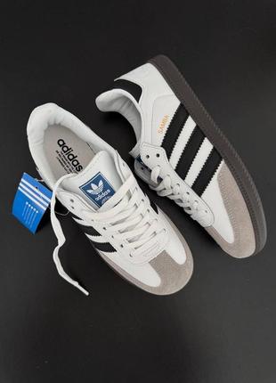 Adidas samba white/black gum