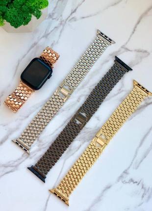 Металеві ремінці luxury steel band - для apple watch - 38/40