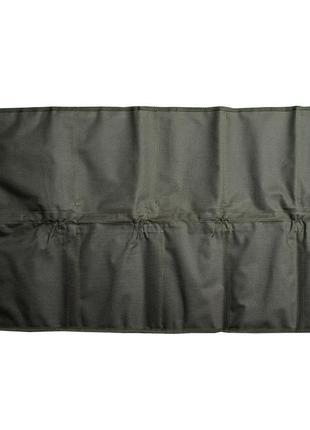 Несесер на блискавці 10 отд., чорний, армійський несесер-сумка.5 фото