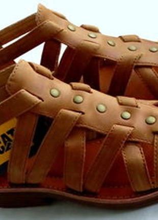 Удобные босоножки - гладиаторы caterpillar womens teshie flat sandal2 фото