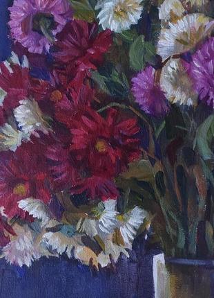 Картина букет квітів хризантеми2 фото