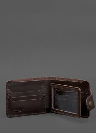 Шкіряне портмоне 9.1 темно-коричневе3 фото