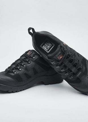 Тактические летние кроссовки цвет чорная, военная обувь, мужская тактическая летняя кроссовка4 фото
