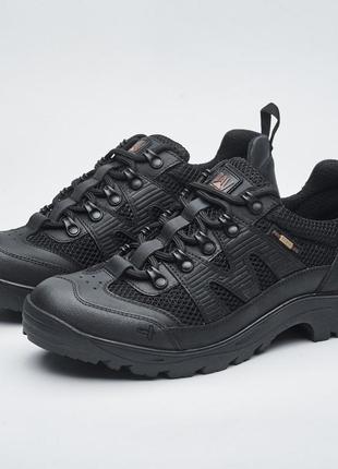 Тактические летние кроссовки цвет чорная, военная обувь, мужская тактическая летняя кроссовка2 фото