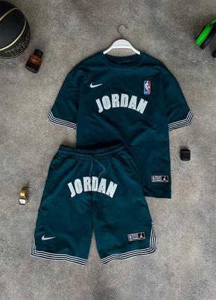 Мужской спортивный костюм комплект оверсайз nike jordan nba