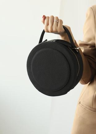 Rondo bag - круглая сумочка с длинным ремнём2 фото