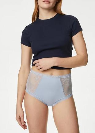 Набор женских трусов 4 штуки marks & spencer р-р 10,12,14,16,18,20,22 full briefs трусы2 фото