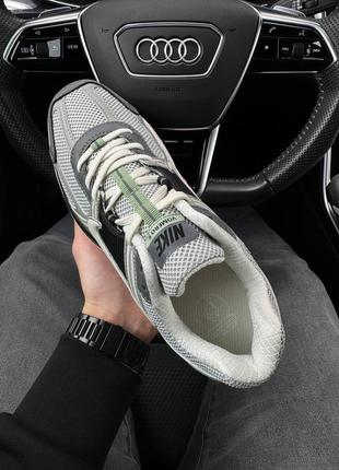 ✔️мужские кроссовки nike vomero 5 gray black green2 фото