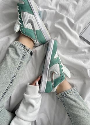 April skateboards x dunk low sb 'turbo green' nike3 фото