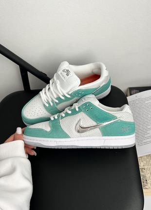 April skateboards x dunk low sb 'turbo green' nike5 фото