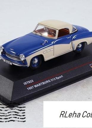 Wartburg 313 sport (1957). ist models. масштаб 1:433 фото