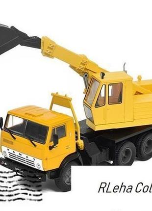 Камаз-5511 екскаватор eo-3532. kultowe ciezarowki prl-u. 1:432 фото