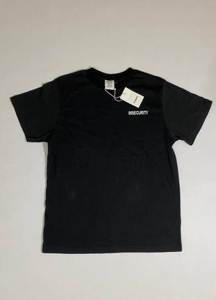 Футболка vetements in security t-shirt black