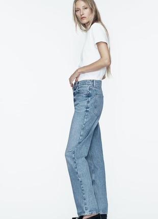 Джинси zara high rise slim4 фото