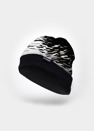 Модная шапка унисекс geronimo 1999bn18 199918/черно белый 2