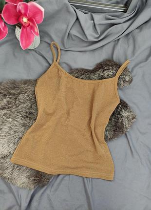 Майка на бретелях женская