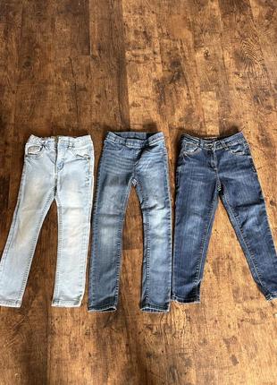 Фірмові джинси на 5-6 років(ціна за 3 шт)