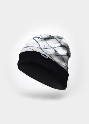 Модная шапка унисекс geronimo 1999bn19 199919/черно белый 2