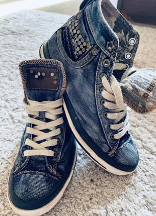 Кеды diesel оригинал бренд кеды высокие брендовые джинсовые размер 38,39