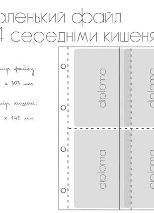 Папка для сімейних документів екошкіра classic а4 н532-00-0044109 фото