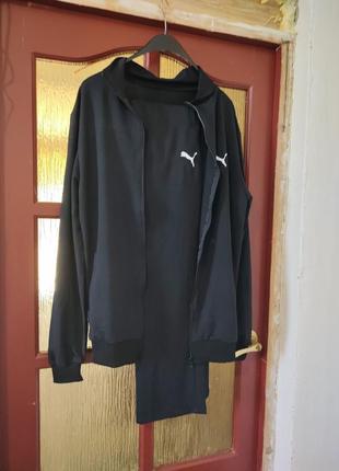 Якісний чоловічий спортивний костюм nike, без капюшона, трикотаж, 2xl, 3xl розміри4 фото