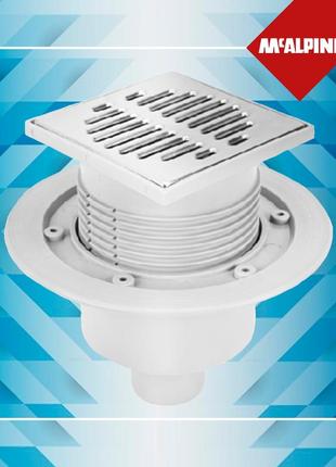 Злив у підлогу з клапаном 50 мм hcfg3v-50 mcalpine