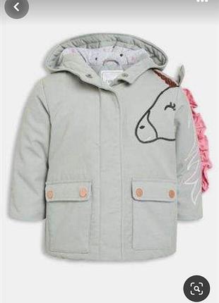Стильная курточка на девочку демисезонная next
