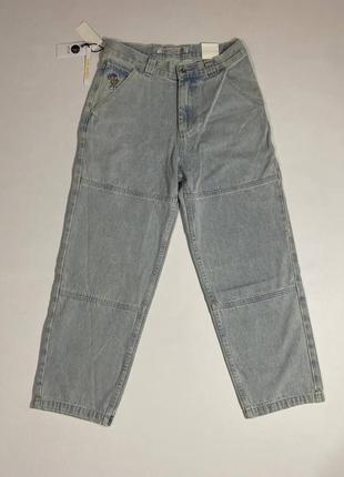 Брюки polar big boy 93 denim work pants blue голубые