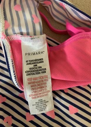 Купальник на дівчинку 4-5 років 110/116 primark 🩷👙10 фото