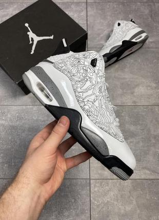 Nike air jordan dub zero white black.